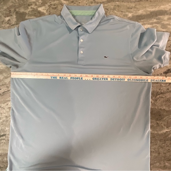 Vineyard Vines performance polo size XXL (P1) in light blue - Picture 5 of 7
